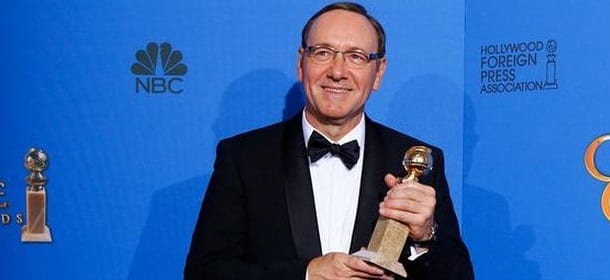 Golden Globe 2015, Kevin Spacey vince con House of Cards: fan in delirio