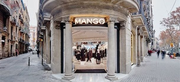 Mango, inaugurato a Barcellona il negozio più grande della Spagna