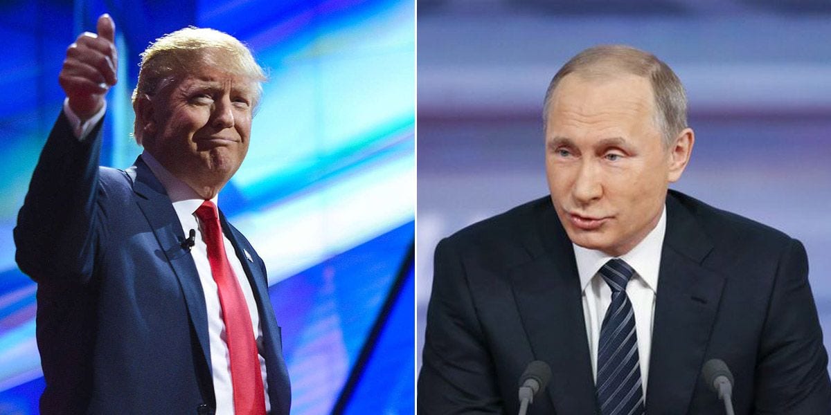 Trump e Putin: un amore che ha vinto mille tempeste