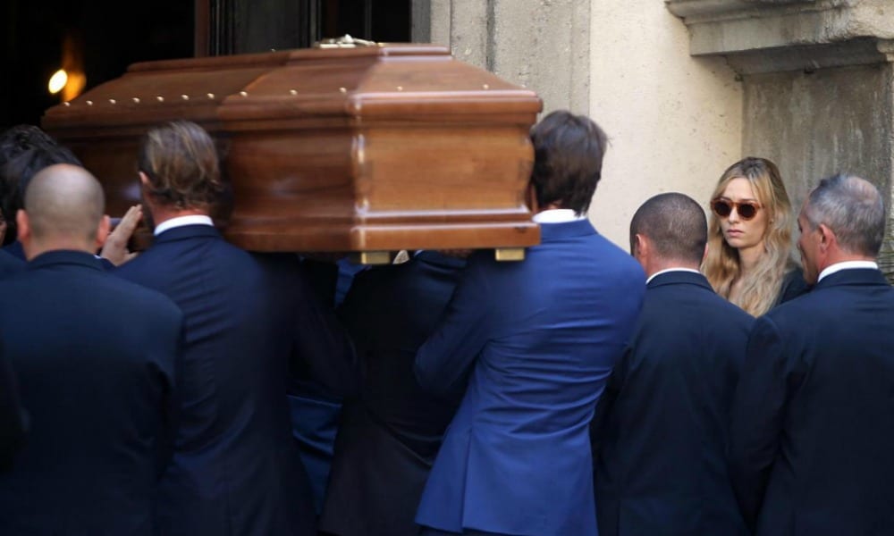 I funerali di Marta Marzotto. L'ultimo saluto alla regina dei salotti