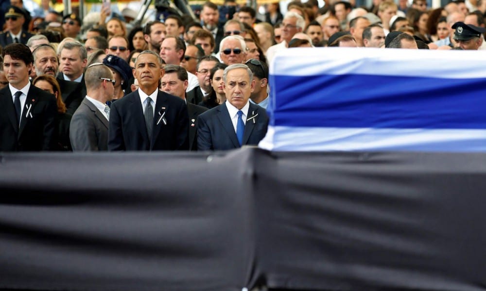L'ultimo saluto a Shimon Peres. Da Obama a Matteo Renzi il mondo piange l'ex leader d'Israele [FOTO]