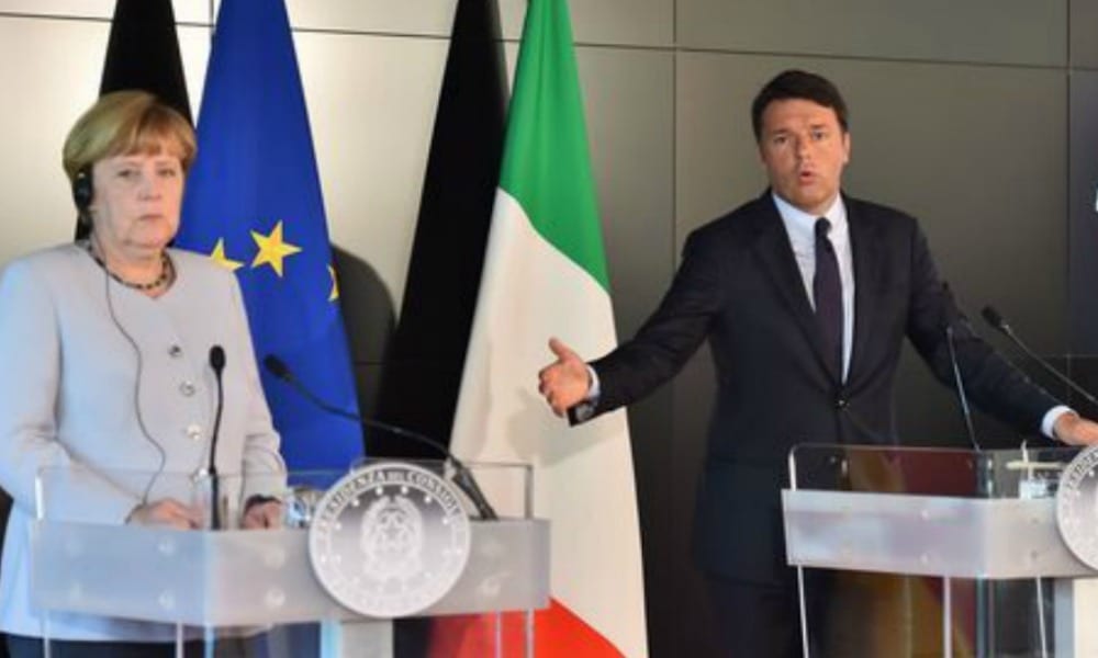 Terremoto: la Merkel e Renzi insieme per trovare una soluzione