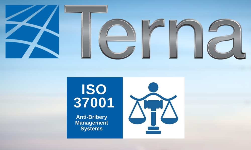 Anticorruzione: Terna ottiene la certificazione ISO 37001