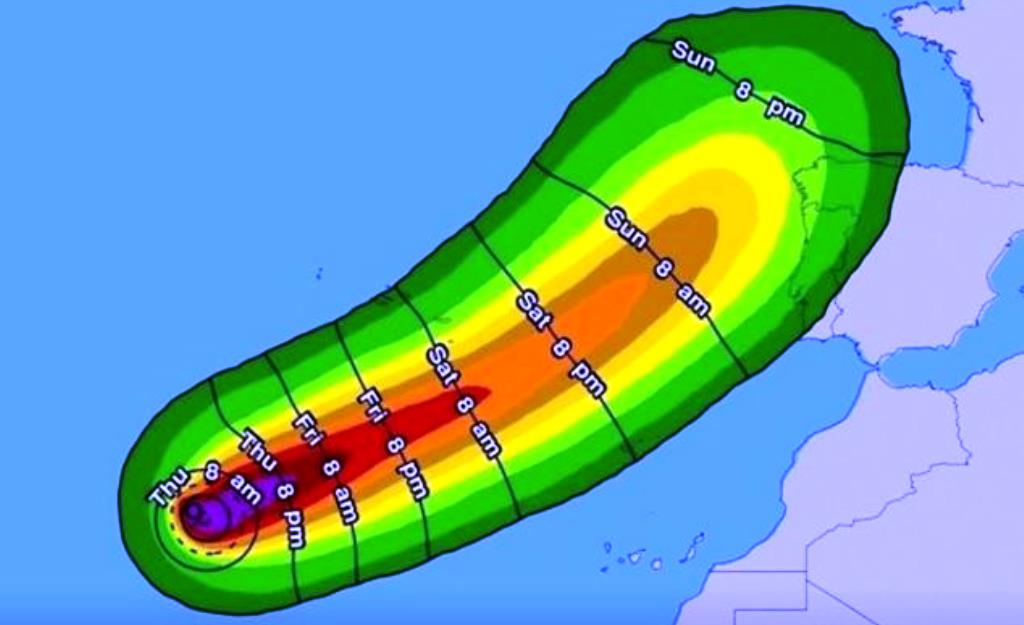 Ophelia, da tempesta a uragano. E adesso il terrore sta arrivando da noi [VIDEO]