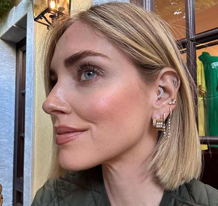 Il nuovo piercing di Chiara Ferragni