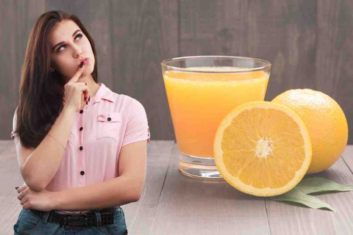 Le qualità benefiche della spremuta d'arancia