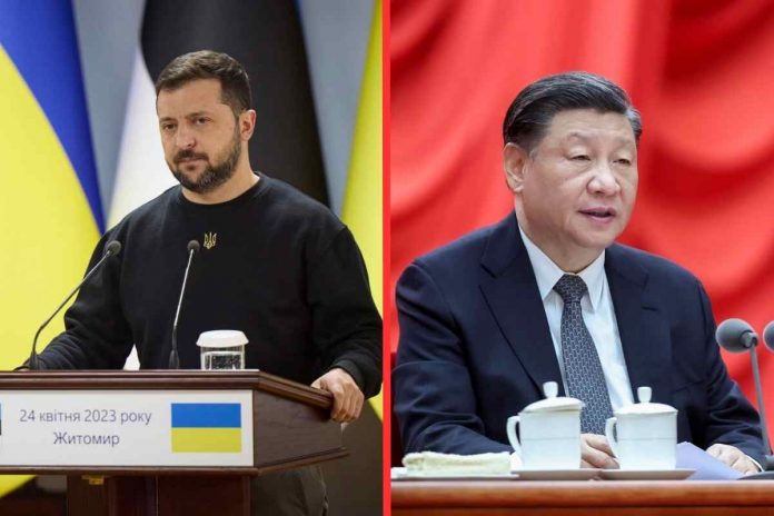 Volodymyr Zelensky, Xi Jinping Prima telefonata tra Zelensky e Xi Jinping dall'inizio della guerra in Ucraina