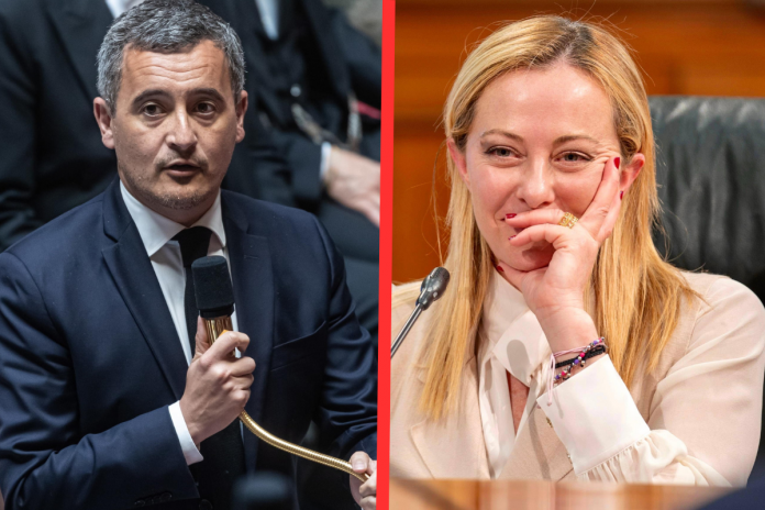 Gérald Darmanin, Giorgia Meloni Scontro Italia-Francia sui migranti dopo le parole del ministro francese Darmanin contro la premier Meloni