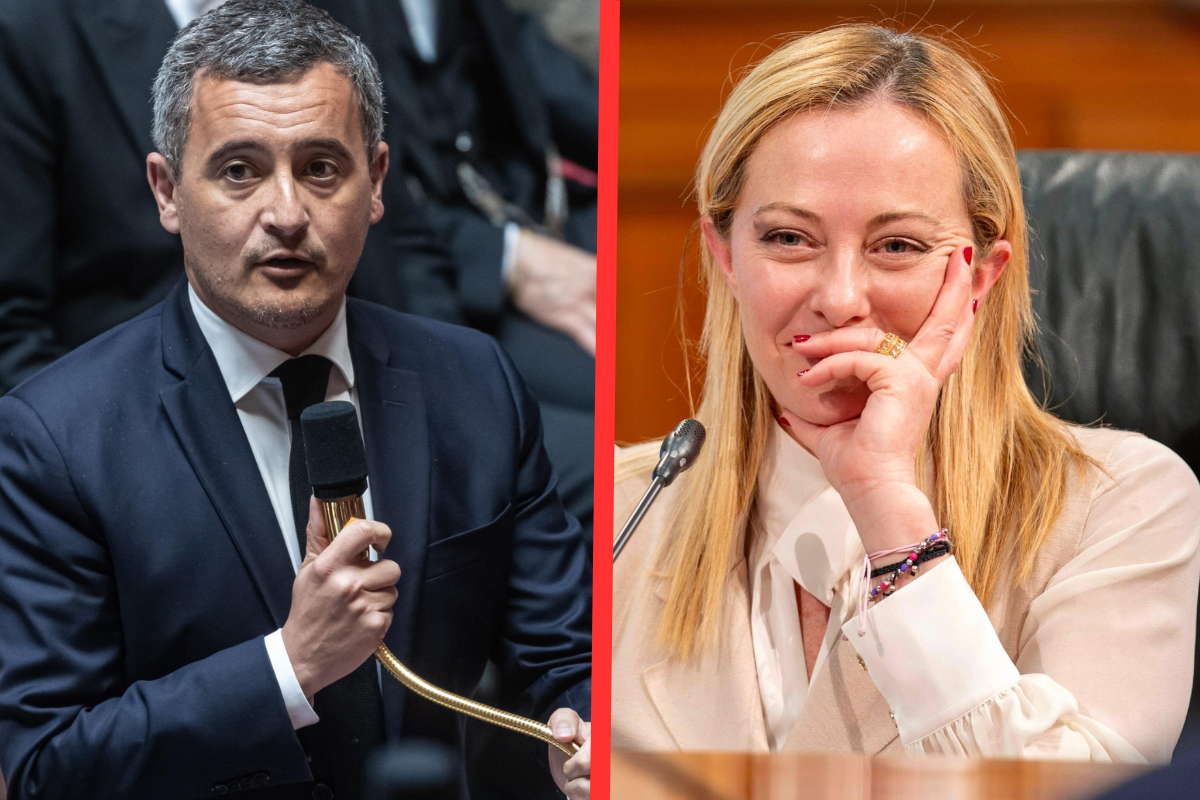 Scontro Italia-Francia sui migranti dopo le parole del ministro francese Darmanin contro la premier Meloni