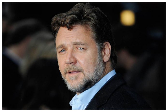 Russell Crowe set Il Gladiatore