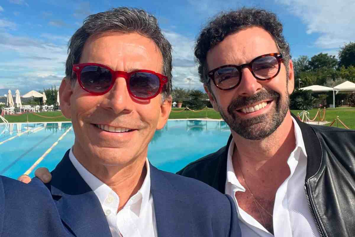 Alberto Matano e Riccardo Mannino
