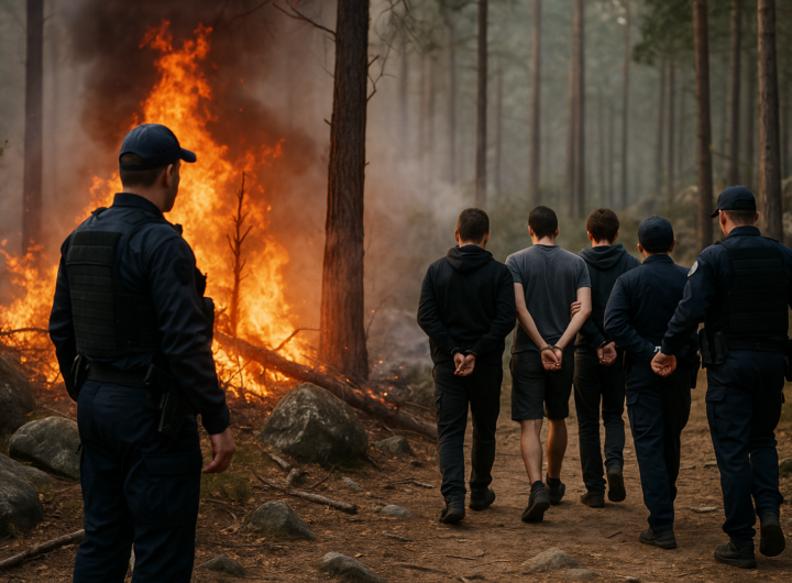 Incendi dolosi vicino a Parigi: cinque arresti nella foresta di Fontainebleau