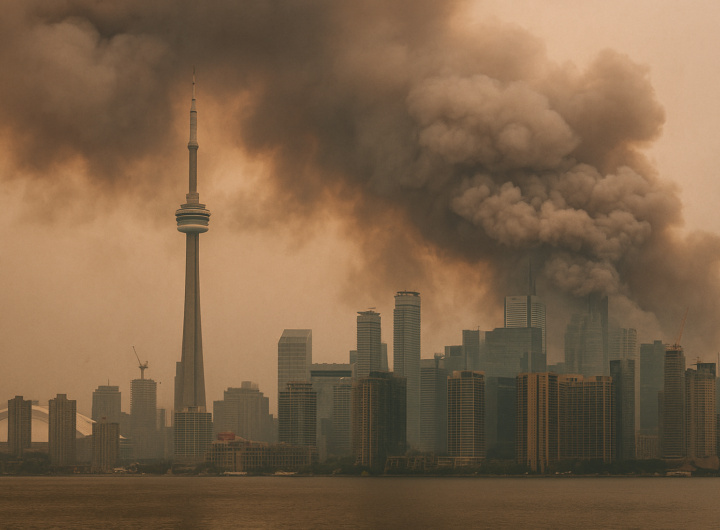 Fumo da incendi boschivi trasforma Toronto in città con la peggiore qualità dell'aria al mondo