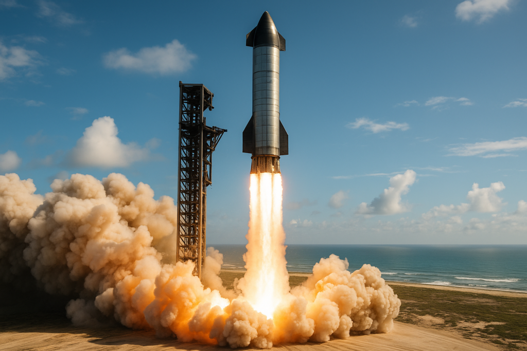 SpaceX Starship: primo volo di test dopo l'IPO, il razzo di Musk raggiunge l'Oceano Indiano
