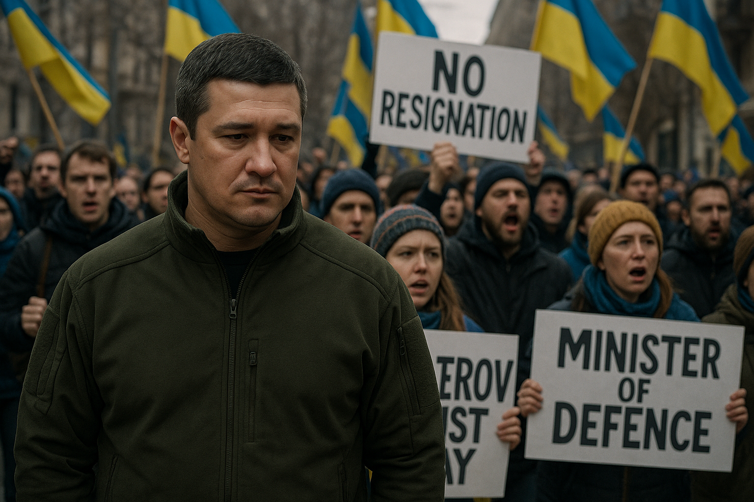 Ucraina in crisi: proteste per la rimozione del ministro della Difesa Fedorov durante la guerra