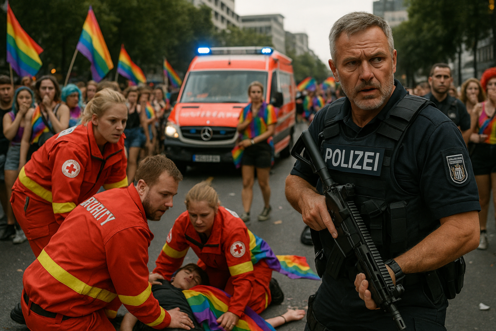Attacco terroristico al Pride di Berlino: la destra tedesca chiede una linea dura sugli islamisti