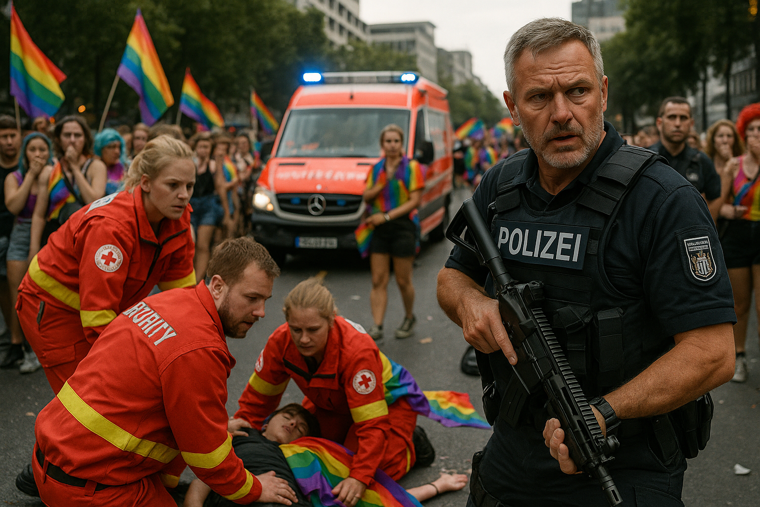Attacco terroristico al Pride di Berlino: la destra tedesca chiede una linea dura sugli islamisti
