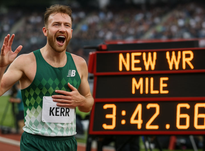 Josh Kerr batte il record mondiale del miglio: 3:42.66, primo dal 1999