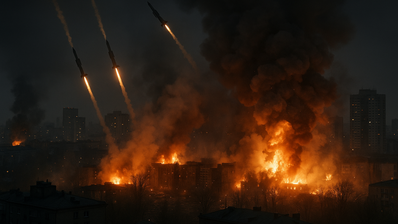 Russia lancia il più grande attacco missilistico balistico della guerra su Kyiv