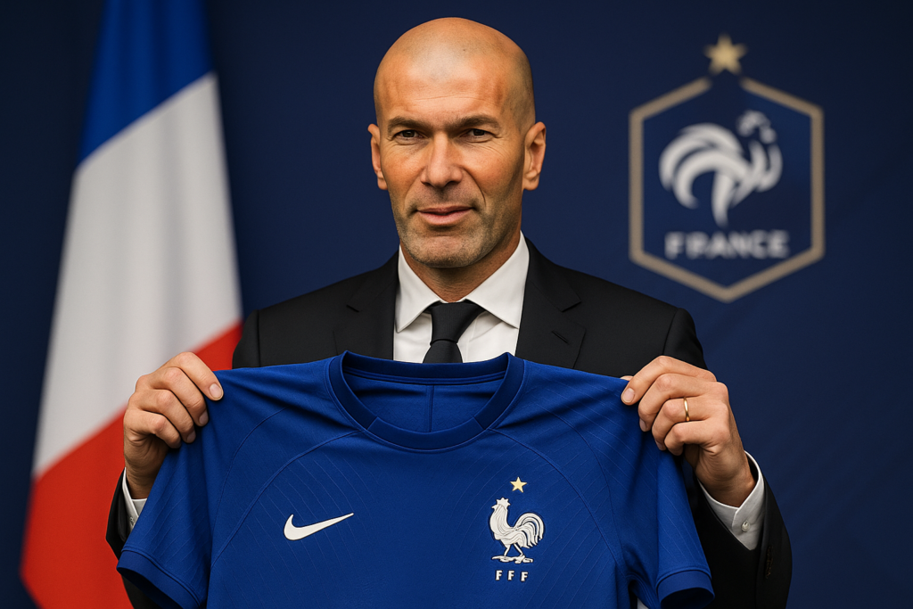 Zinedine Zidane torna in panchina: la Francia affida a una leggenda la rinascita calcistica