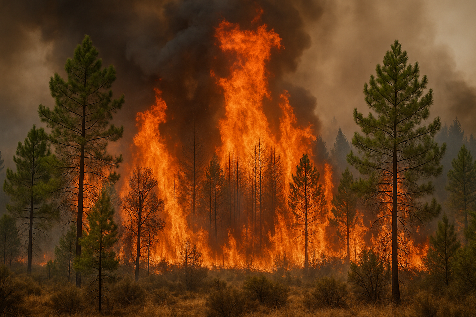 Incendi selvaggi in Europa: dalla Fontainebleau all'Algeria, il fronte del caldo