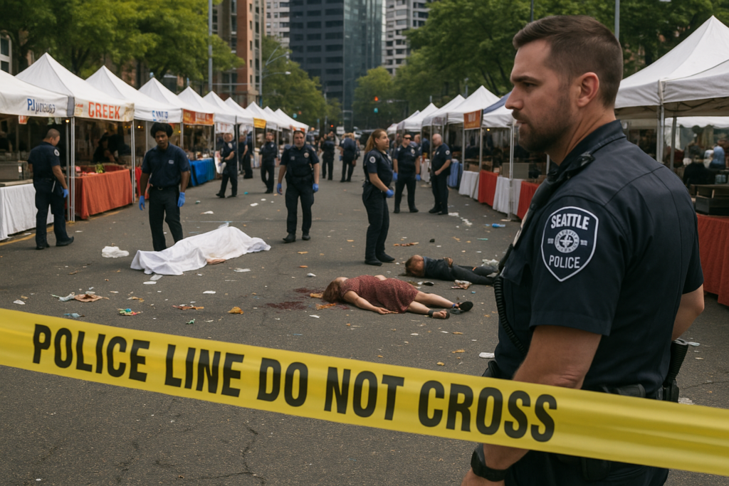 Sparatoria a Seattle: tre morti al festival gastronomico, sospetto in custodia