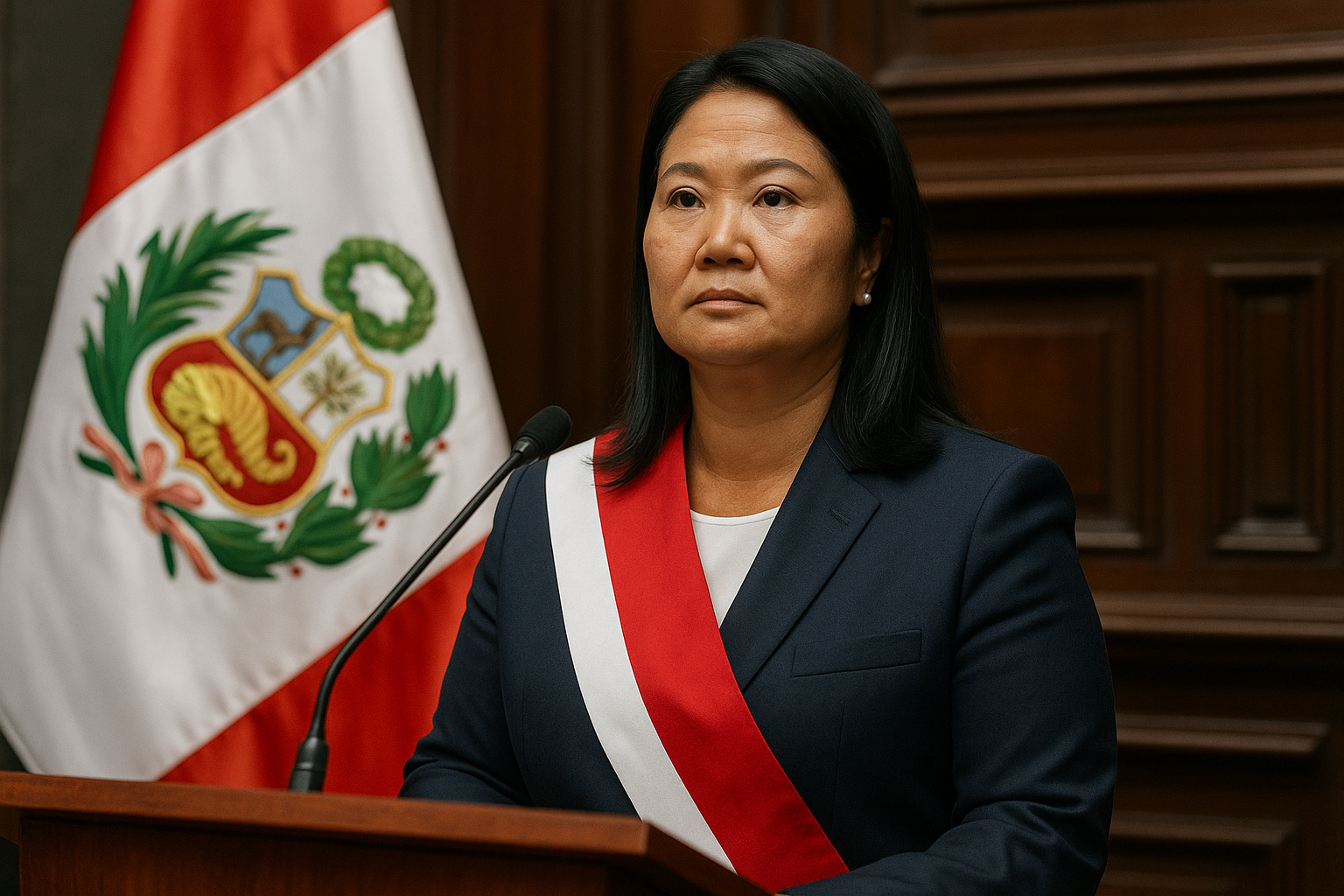 Perù, Keiko Fujimori giura come presidente: il Paese svolta a destra