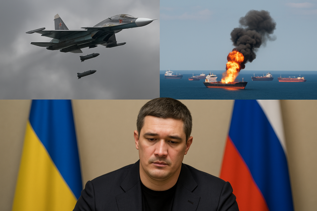 Ucraina-Russia: droni e missili nel Mar Nero, dimissioni del ministro della Difesa Fedorov