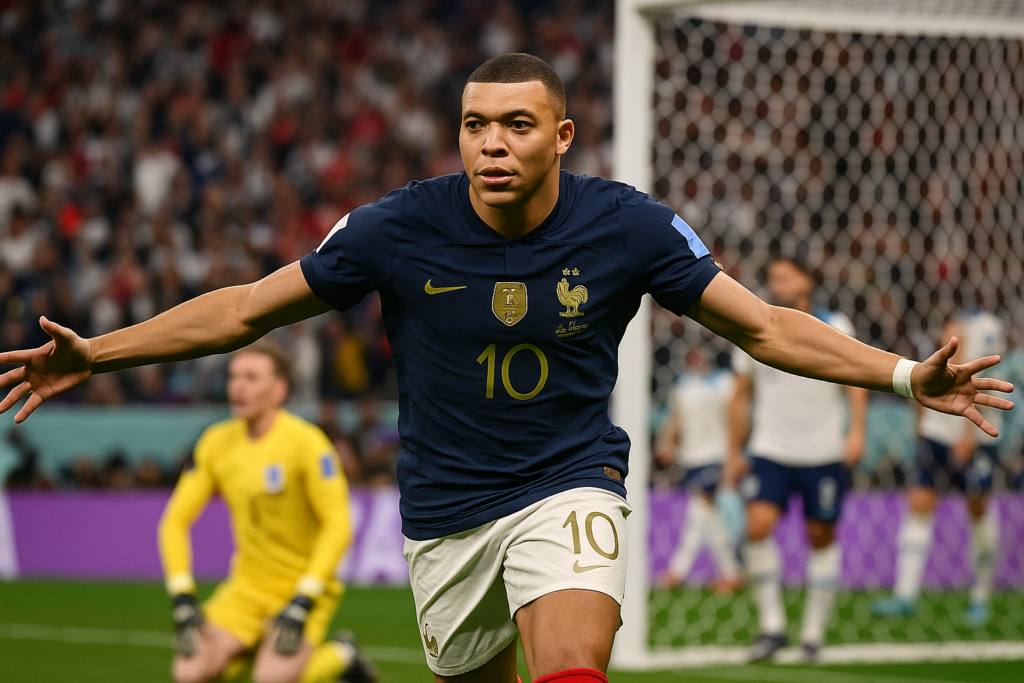 Kylian Mbappé stabilisce il record di gol ai Mondiali: 22 marcature superano Messi