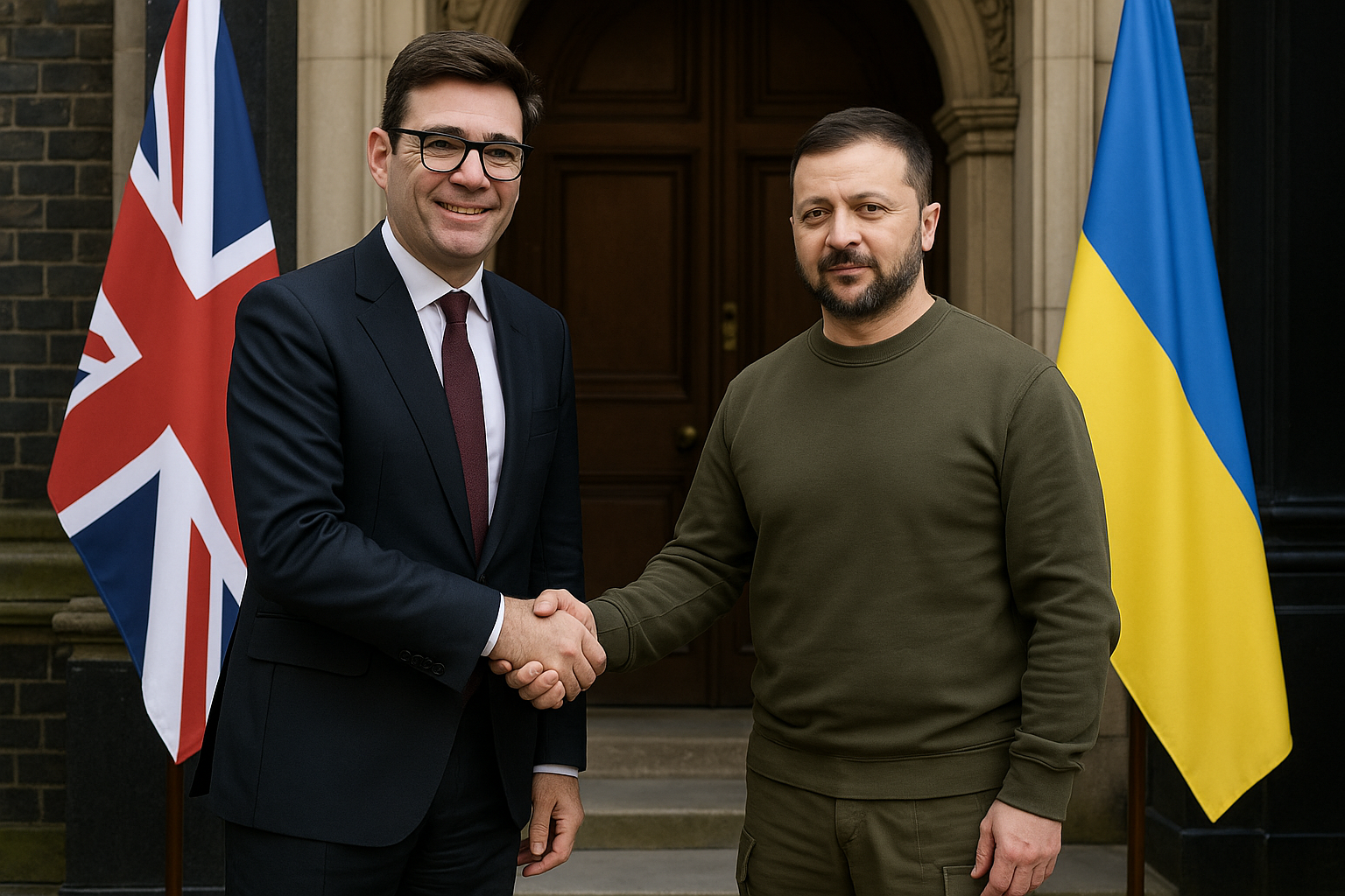 Andy Burnham incontra Zelenskyy a Portsmouth: il primo test diplomatico del nuovo premier britannico