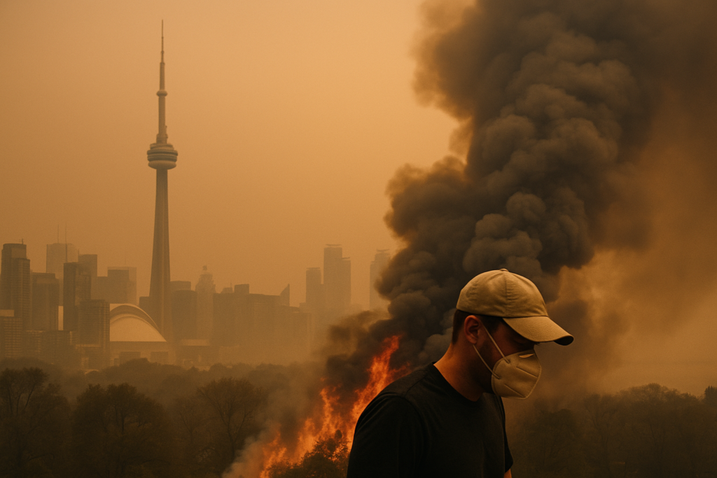 Canada soffoca nel fumo: 835 incendi attivi trasformano il paese in zona rossa