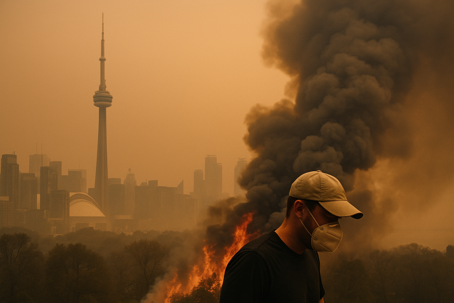 Canada soffoca nel fumo: 835 incendi attivi trasformano il paese in zona rossa