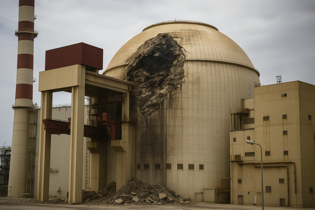 Immagini satellitari rivelano danni alla centrale nucleare di Bushehr in Iran
