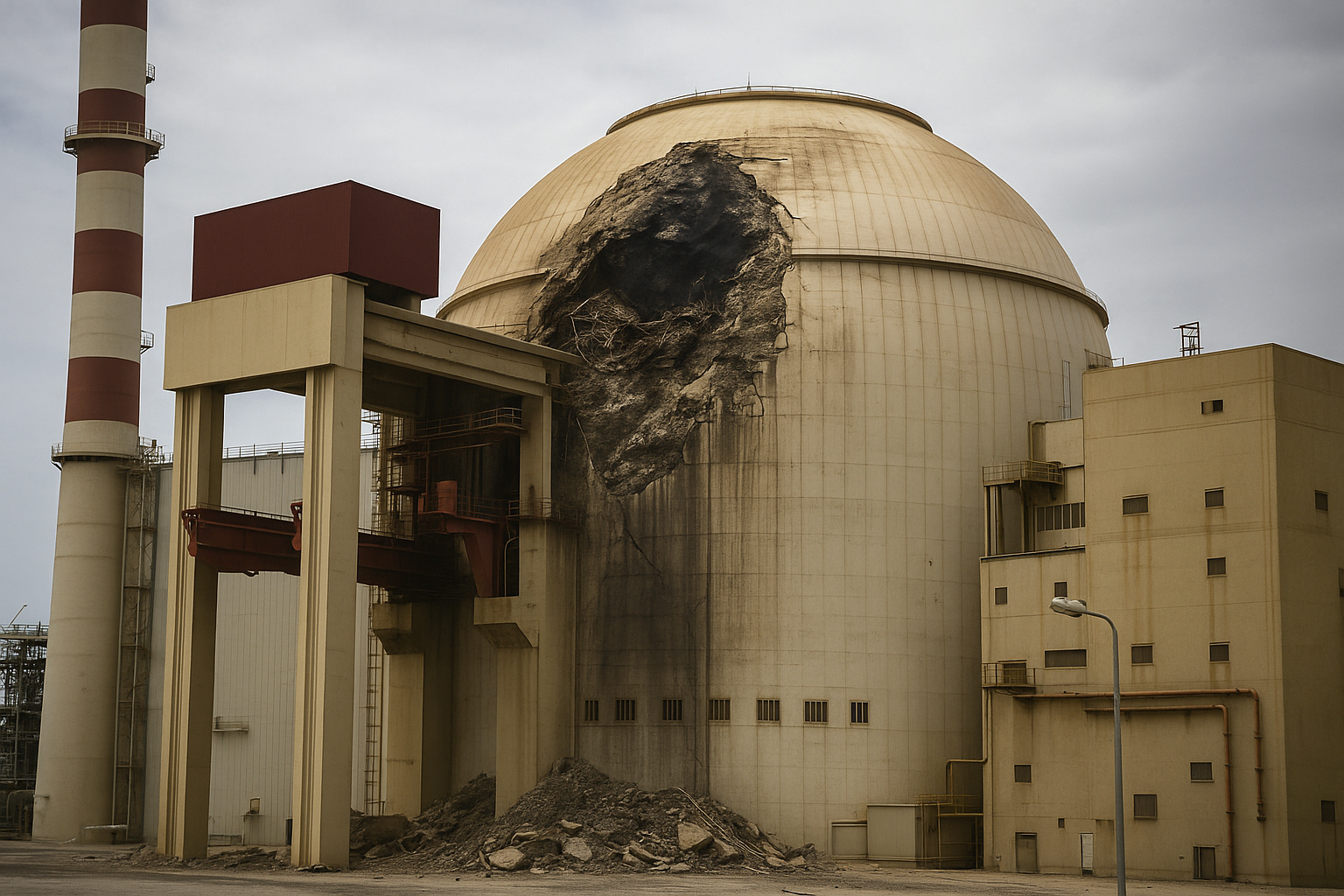 Immagini satellitari rivelano danni alla centrale nucleare di Bushehr in Iran