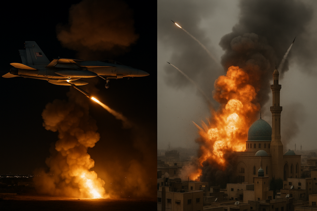 Escalation Usa-Iran: attacchi aerei e vittime civili nel Golfo