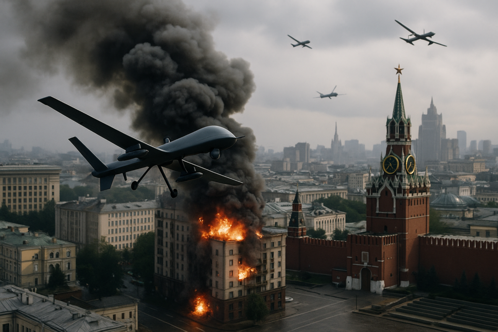 Ucraina lancia oltre 400 droni su Mosca dopo bombardamenti russi su Kyiv