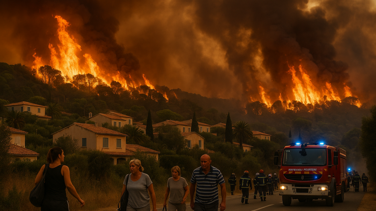 Incendi devastanti nel sud della Francia: evacuazioni mentre le temperature salgono