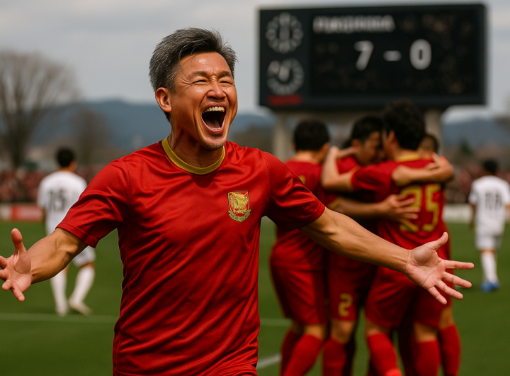 Kazuyoshi Miura, 59 anni, segna il primo gol in quattro anni: il calcio celebra la leggenda