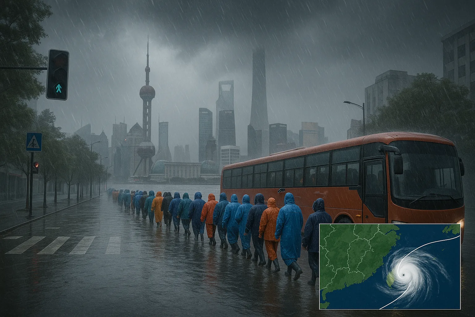 Tifone Dolphin devasta la Cina: un milione evacuati, 1.500 voli cancellati