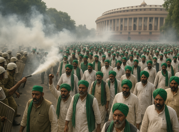 India: la polizia carica i manifestanti della 'Cockroach Party' a Nuova Delhi