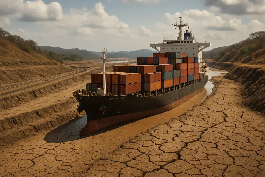 Canale di Panama limita i transiti per la siccità legata a El Niño
