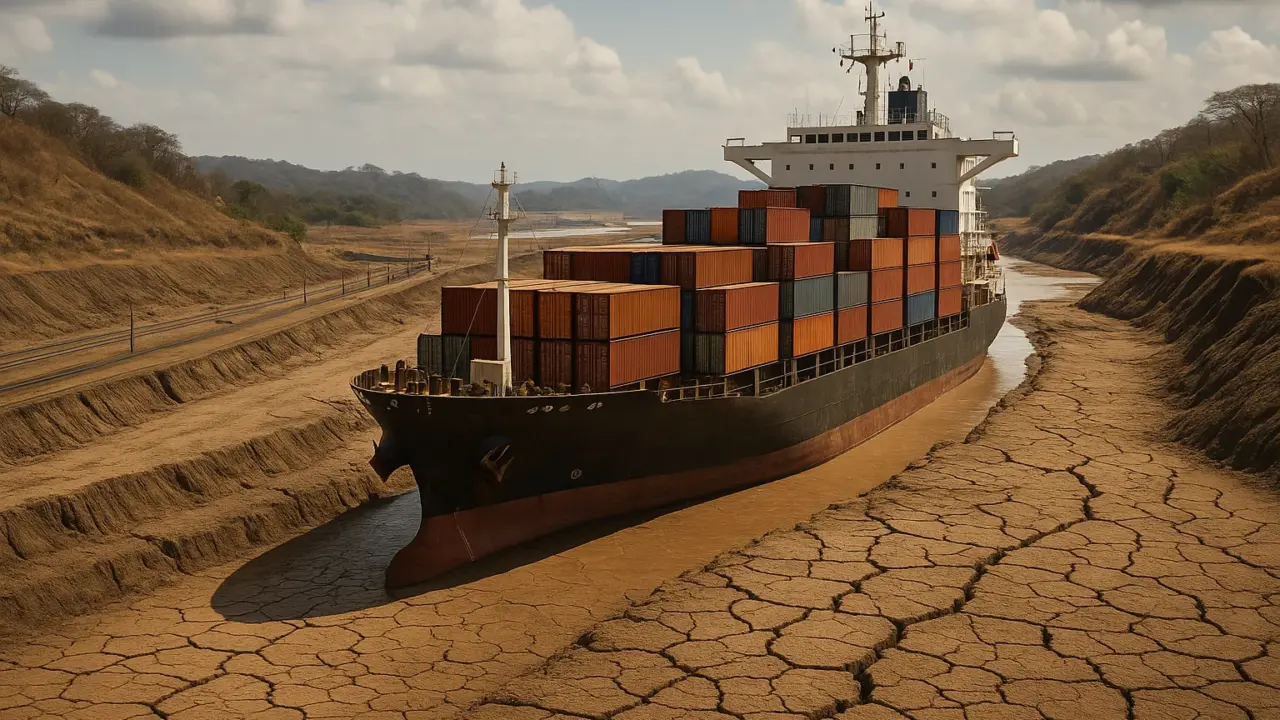 Canale di Panama limita i transiti per la siccità legata a El Niño