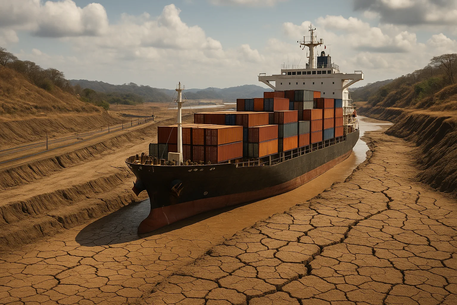Canale di Panama limita i transiti per la siccità legata a El Niño