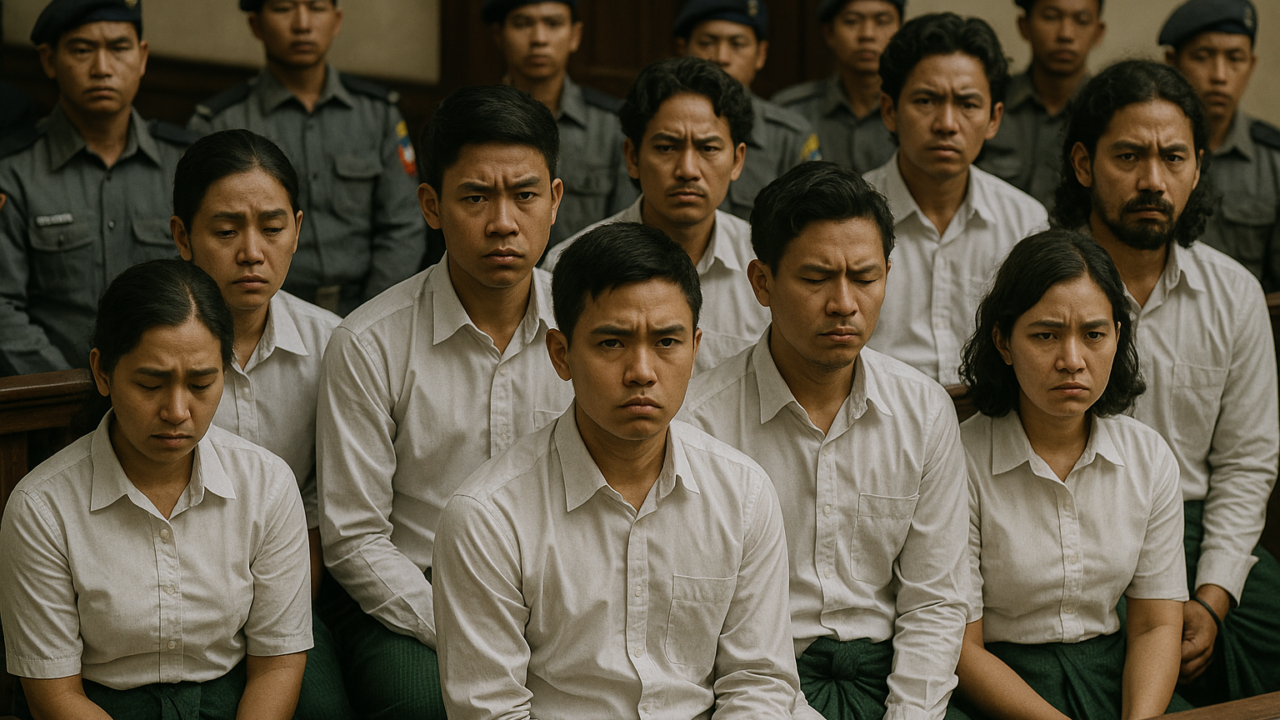 Myanmar: nove attivisti condannati a 37 anni di carcere per proteste contro elezioni militari
