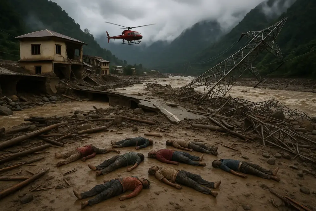 Nepal e Tibet devastate da alluvioni lampo: centinaia di dispersi e villaggi sommersi