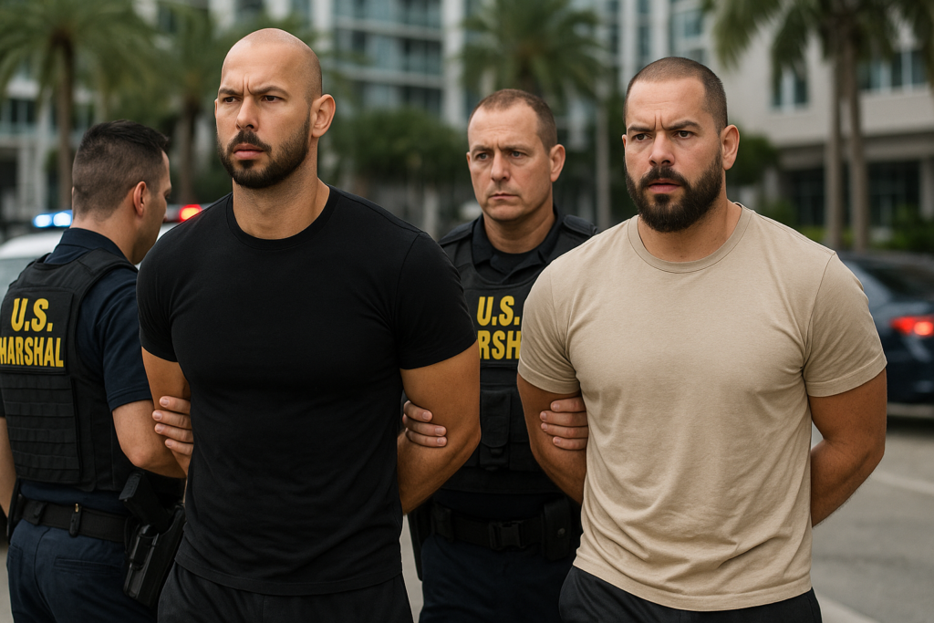 Andrew Tate arrestato a Miami: il Regno Unito chiede l'estradizione per traffico e stupro