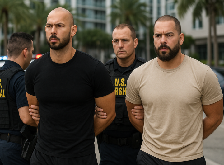 Andrew Tate arrestato a Miami: il Regno Unito chiede l'estradizione per traffico e stupro