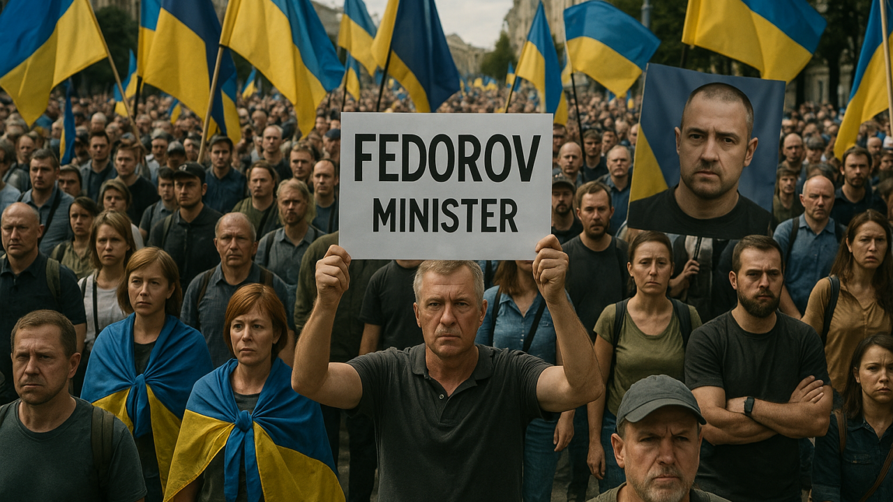 Ucraina, le proteste per il licenziamento del ministro della Difesa Fedorov scuotono Kyiv