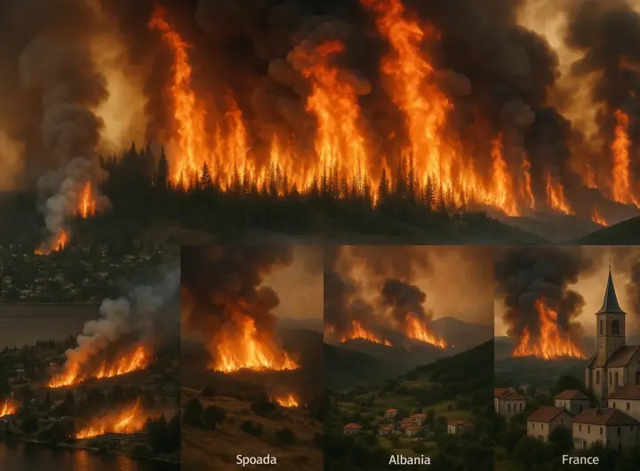 Incendi selvaggi in estate 2026: Canada, Spagna, Albania e Francia in fiamme