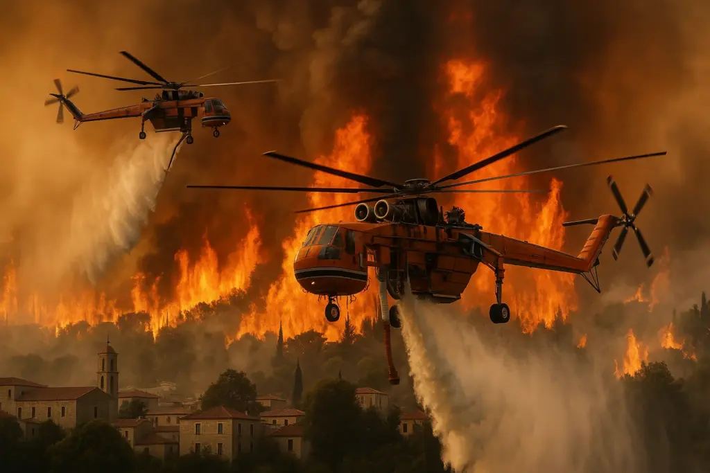 L'Europa in fiamme: ondata di incendi record in Grecia, Francia e Spagna